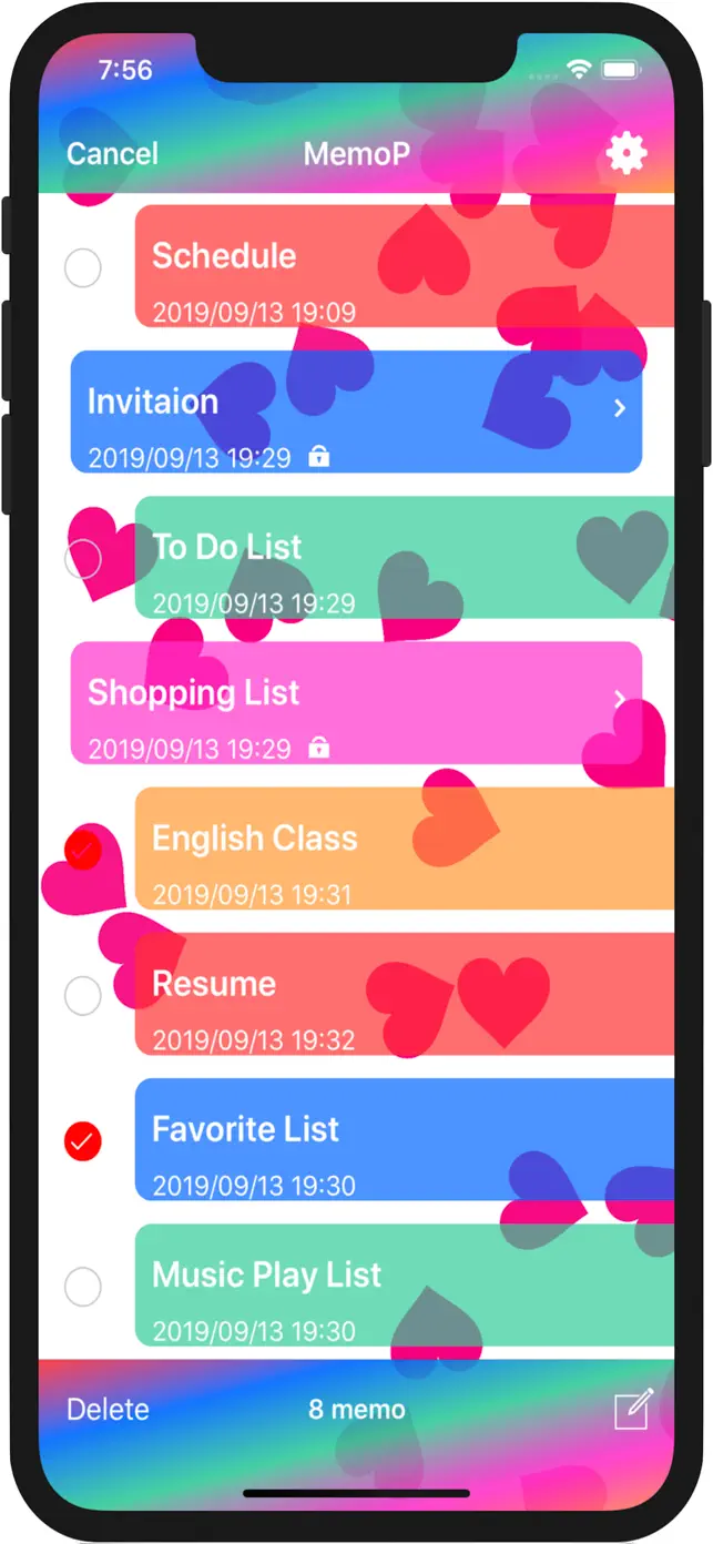 MemoP screenshot #8 for iPhone