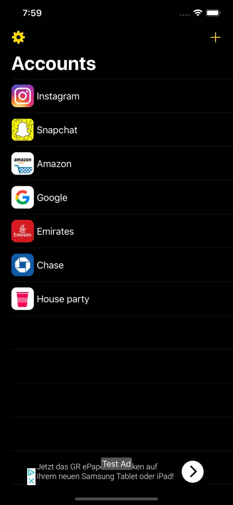 LockIt Password Saver screenshot 1