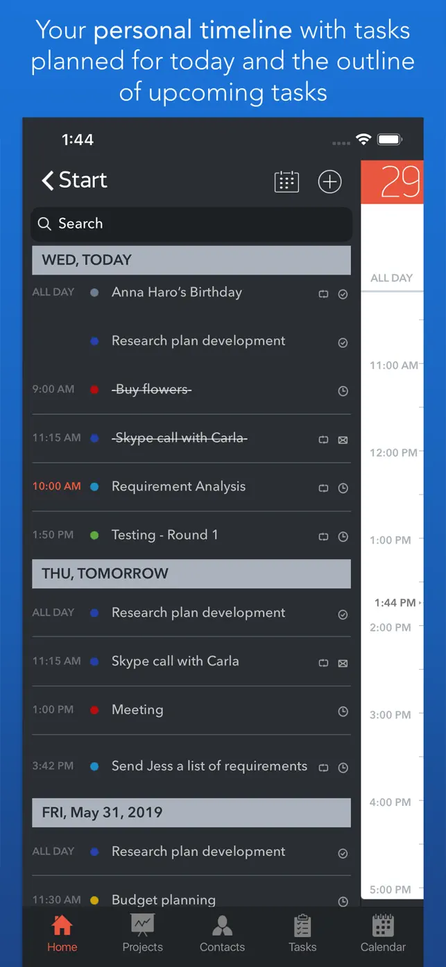 Task Office: to-do, calendar screenshot #13 for iPhone