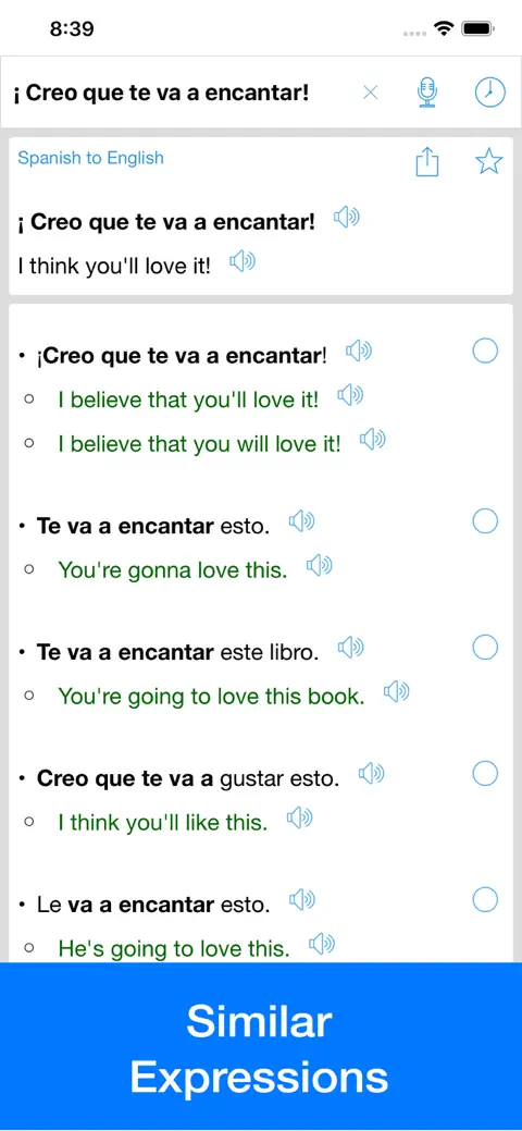 Spanish Translator Offline screenshot 4