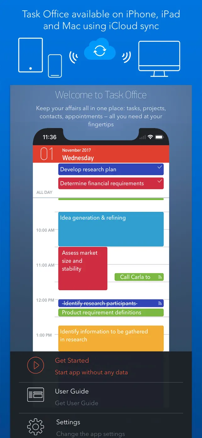 Task Office: to-do, calendar screenshot #6 for iPhone