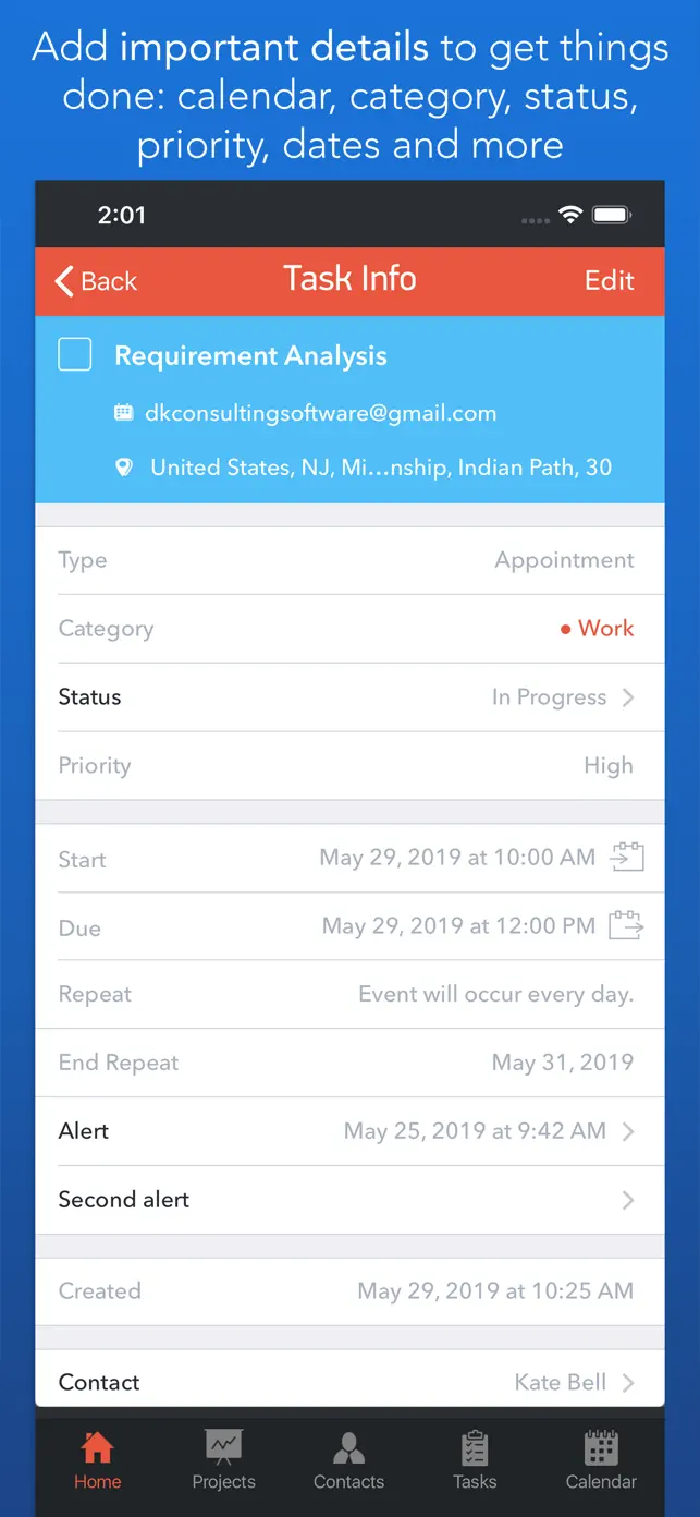 Task Office: to-do, calendar screenshot #10 for iPhone