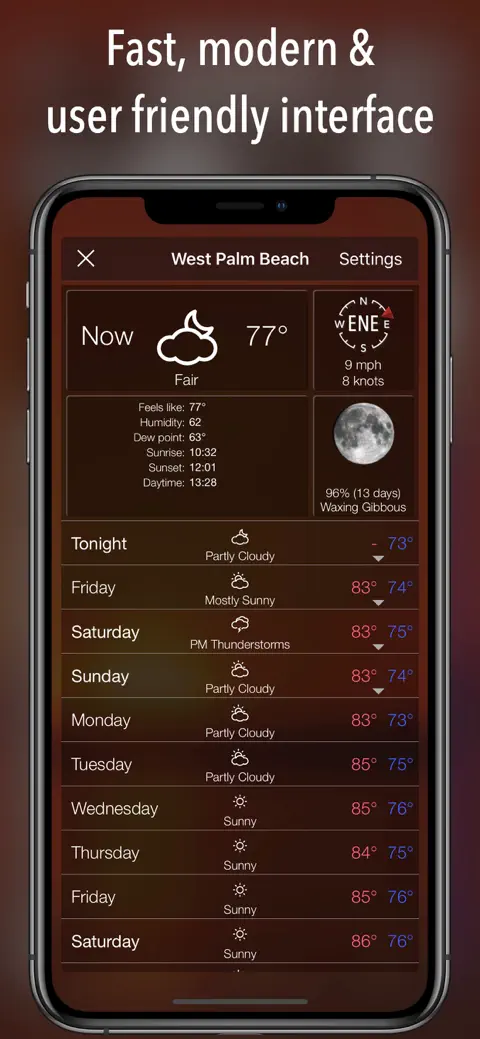 14 Day Weather Forecast screenshot 4