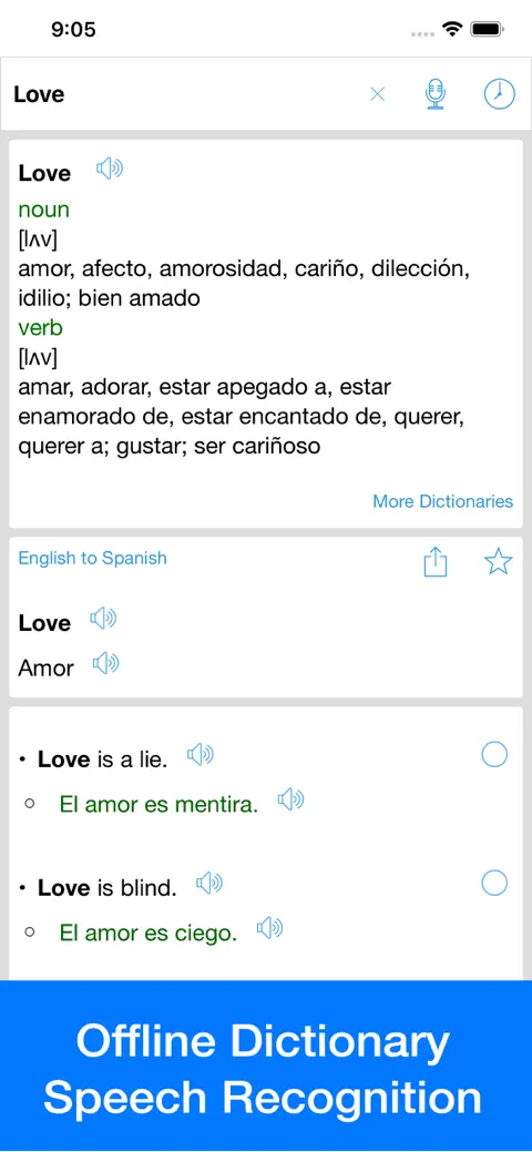 Spanish Translator Offline screenshot 5