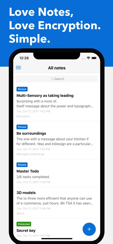 Standard Notes screenshot 1