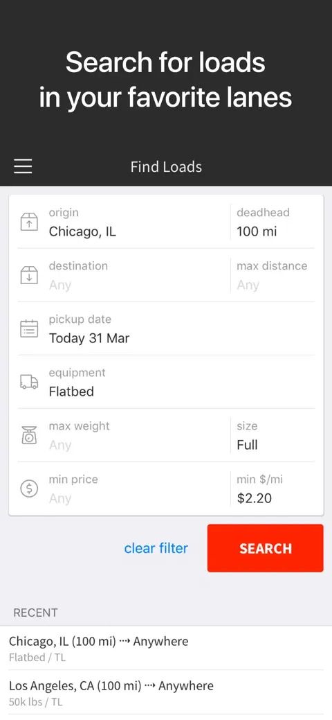 Doft Load Board, Truck Loads screenshot 5