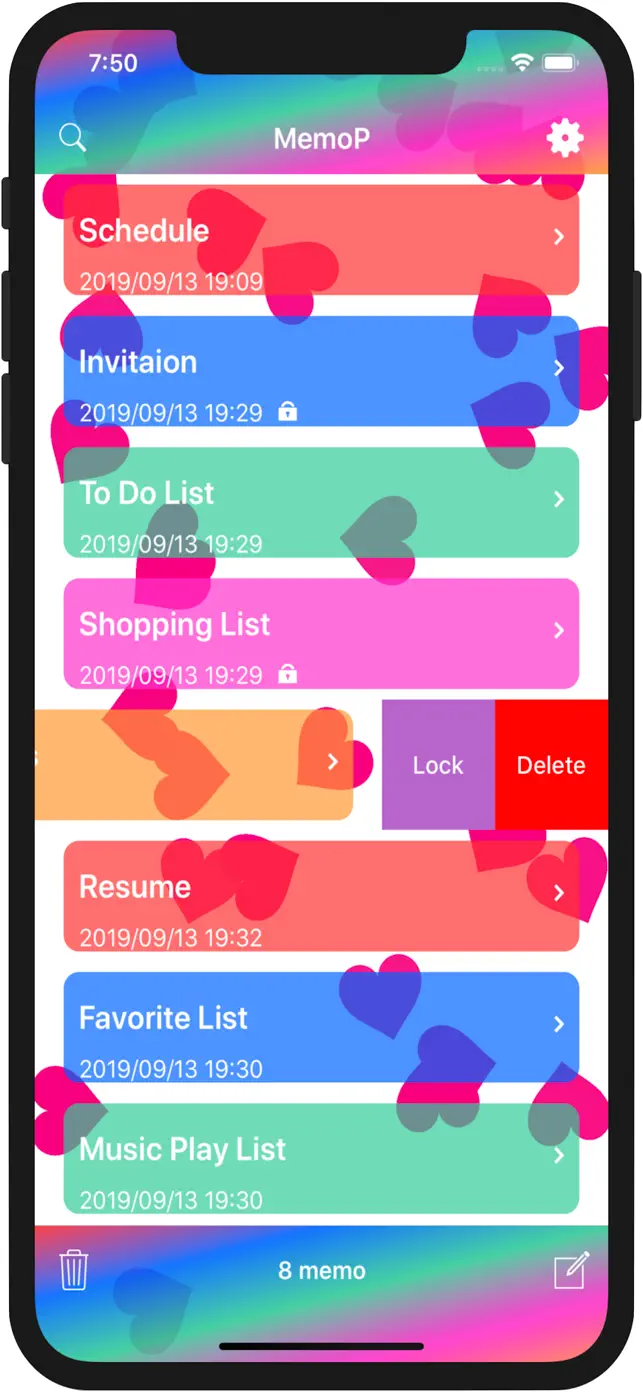 MemoP screenshot #5 for iPhone