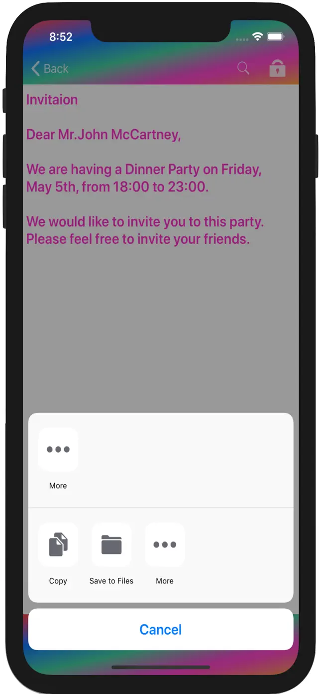 MemoP screenshot #2 for iPhone