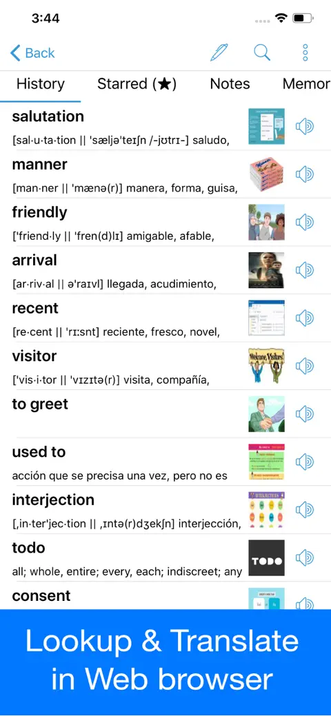 Spanish Dictionary - Dict Box screenshot 3