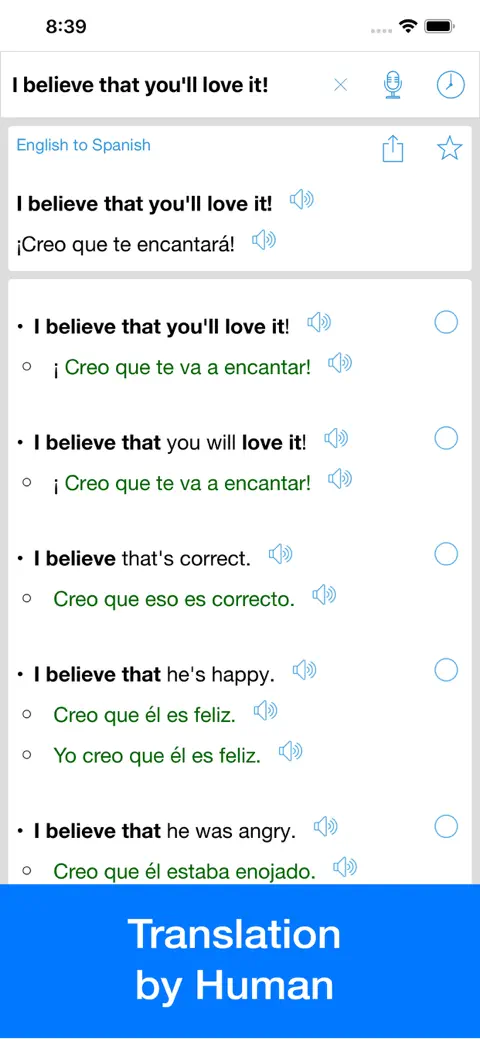 Spanish Translator Offline screenshot 3