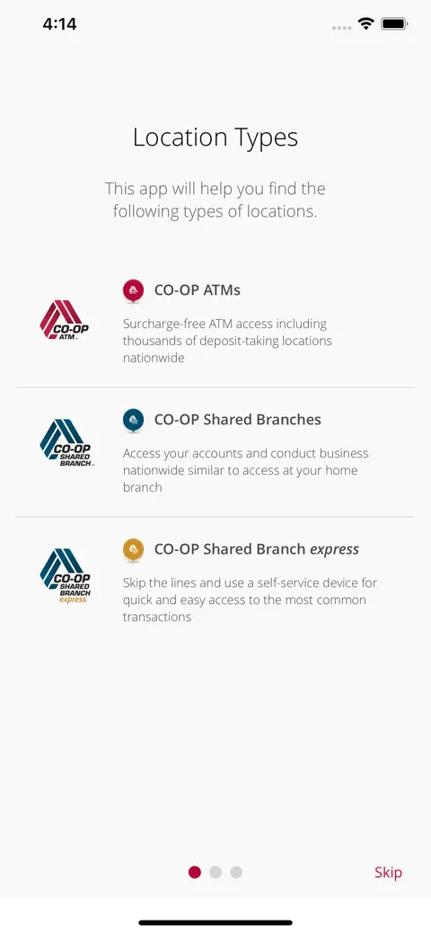 COOP ATM Shared Branch Locator screenshot 1