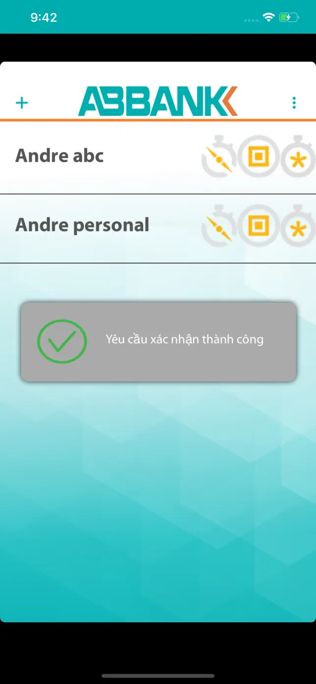 ABBank SoftOTP screenshot #6 for iPhone