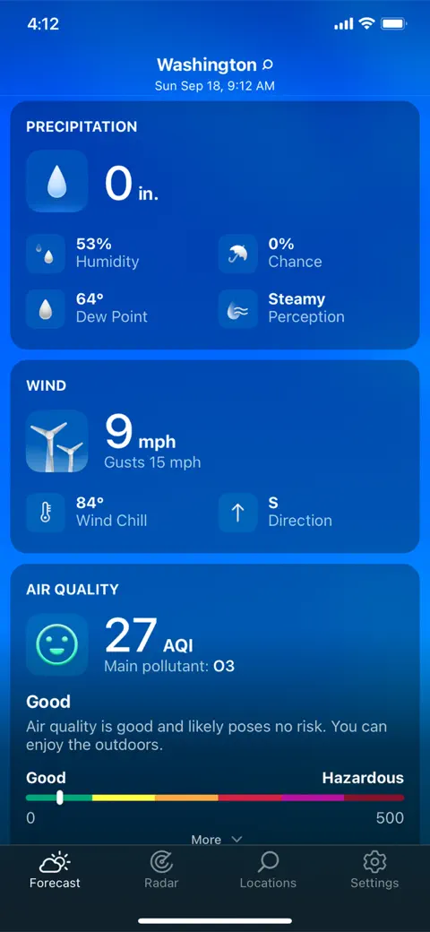 Weather Live° - Local Forecast screenshot 5