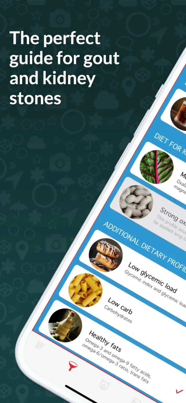 OxiPur – Gout & Kidney Stones screenshot #1 for iPhone