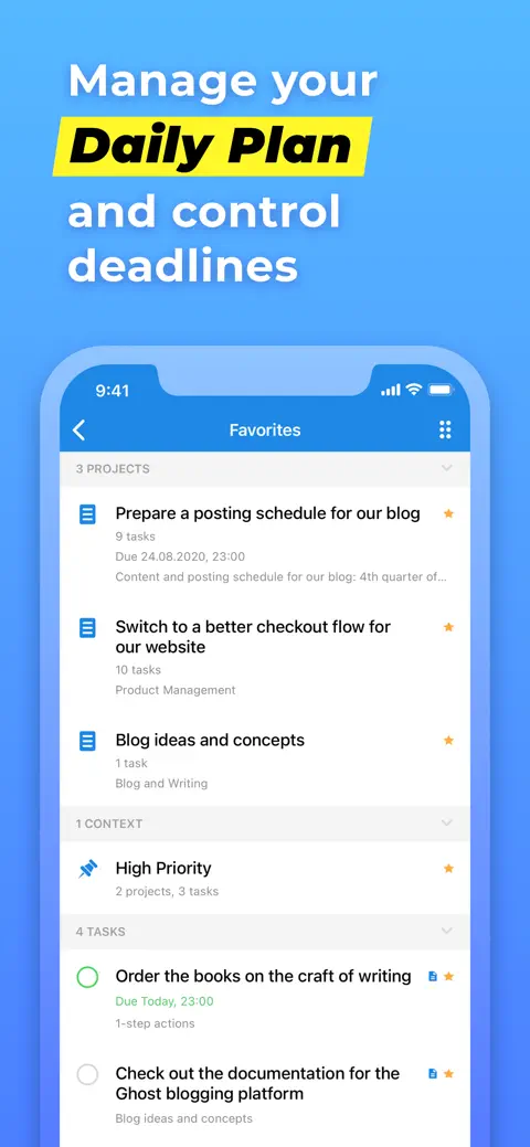 Chaos Control™: GTD Task List screenshot 5