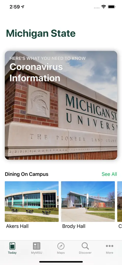 Michigan State University screenshot 1