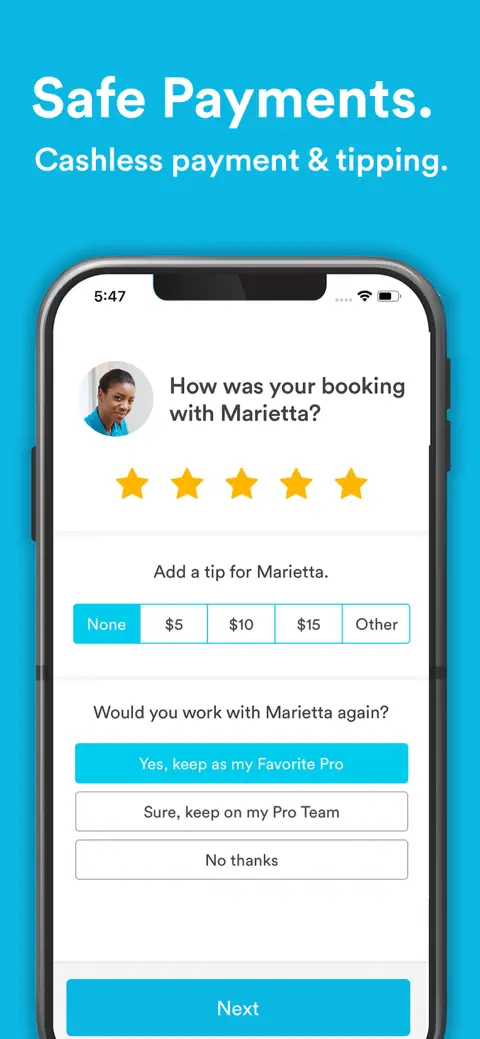 Handy.com screenshot 5