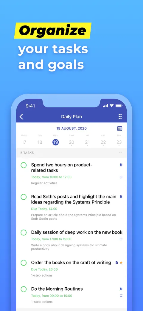 Chaos Control™: GTD Task List screenshot 1