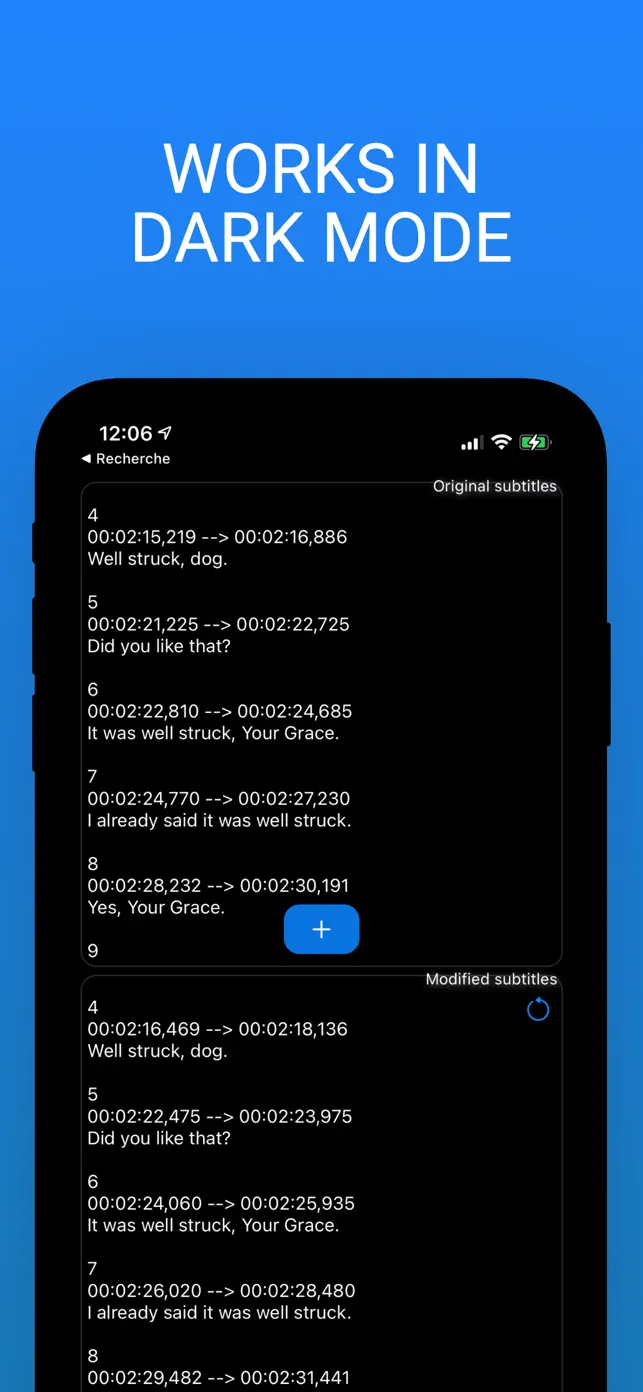 SubShifter - Fix subtitles SRT screenshot #5 for iPhone
