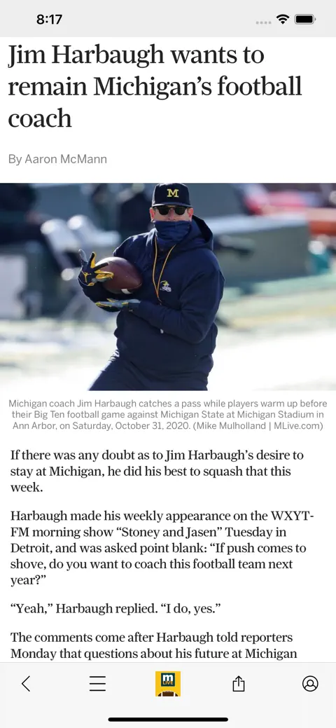 Wolverines Football News screenshot 3