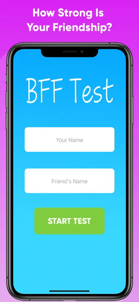 BFF Friendship Test - Quiz screenshot 1