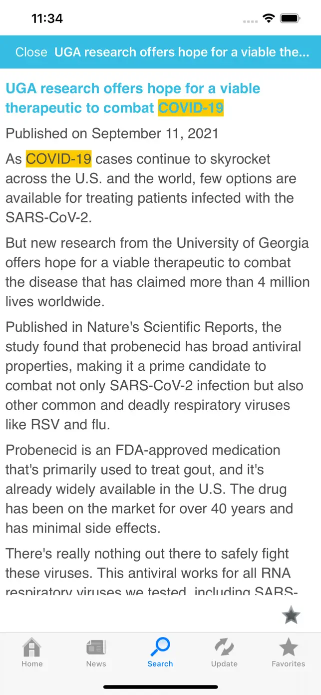 Gout by AZoMedical screenshot #4 for iPhone