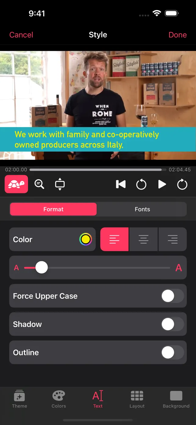 Captionista: Video Subtitles screenshot #7 for iPhone