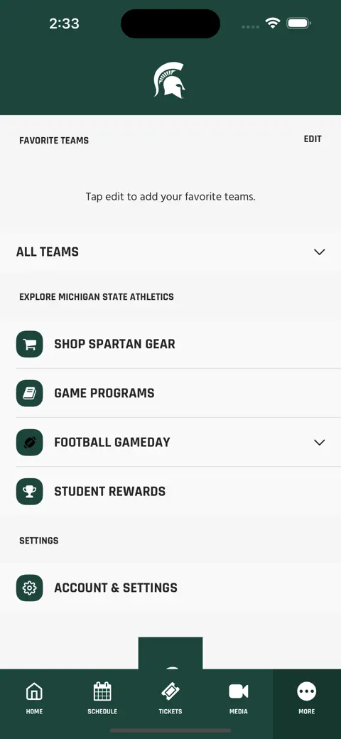 Michigan State Athletics screenshot 5