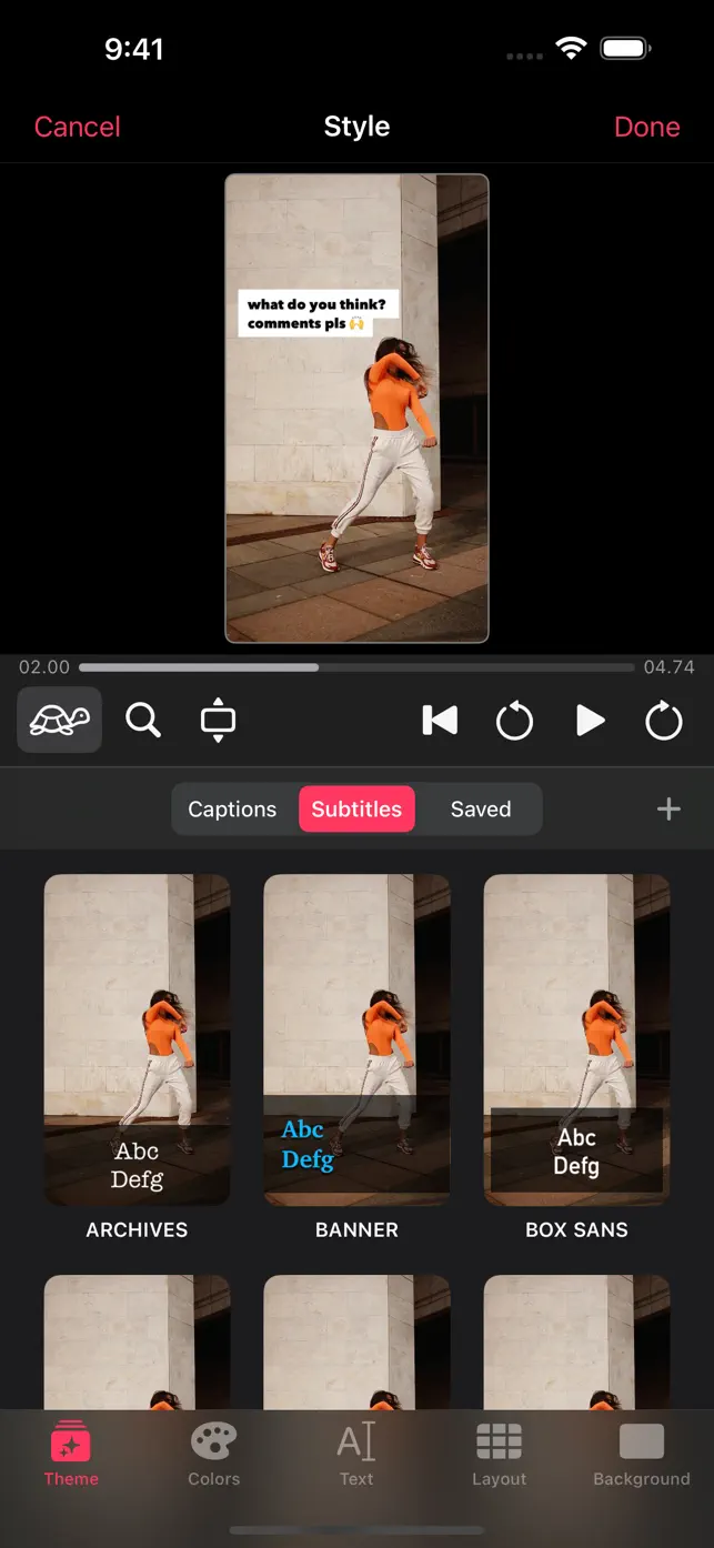 Captionista: Video Subtitles screenshot #5 for iPhone