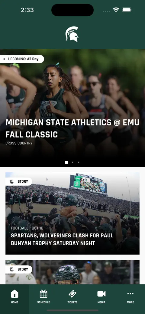 Michigan State Athletics screenshot 1