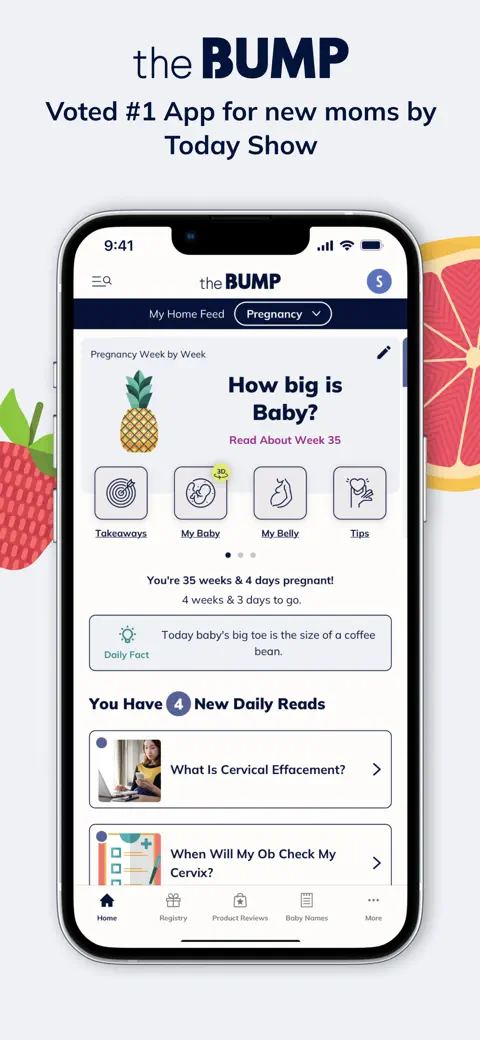 The Bump: Baby & Pregnancy App screenshot 1