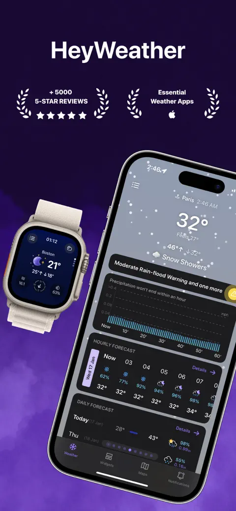 HeyWeather: Accurate Forecast screenshot 1