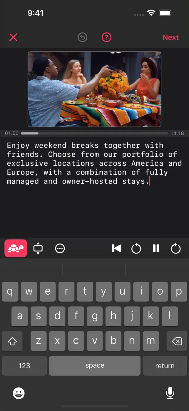Captionista: Video Subtitles screenshot #3 for iPhone