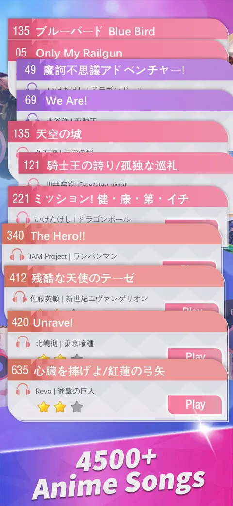 Piano Music Tiles: Anime & Pop screenshot 4