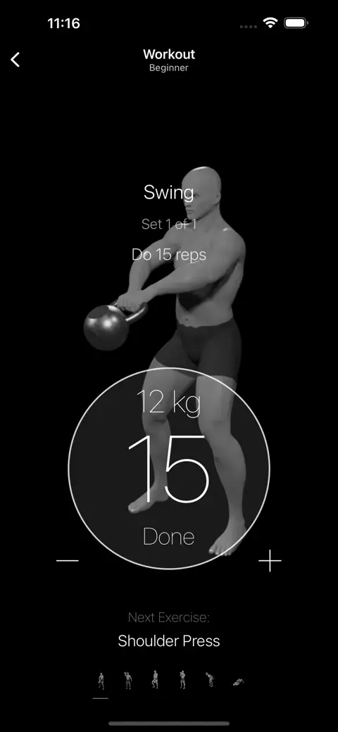 Kettlebell Home Workout screenshot 2