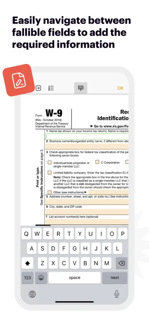 Form Filler: fill & sign forms screenshot 4