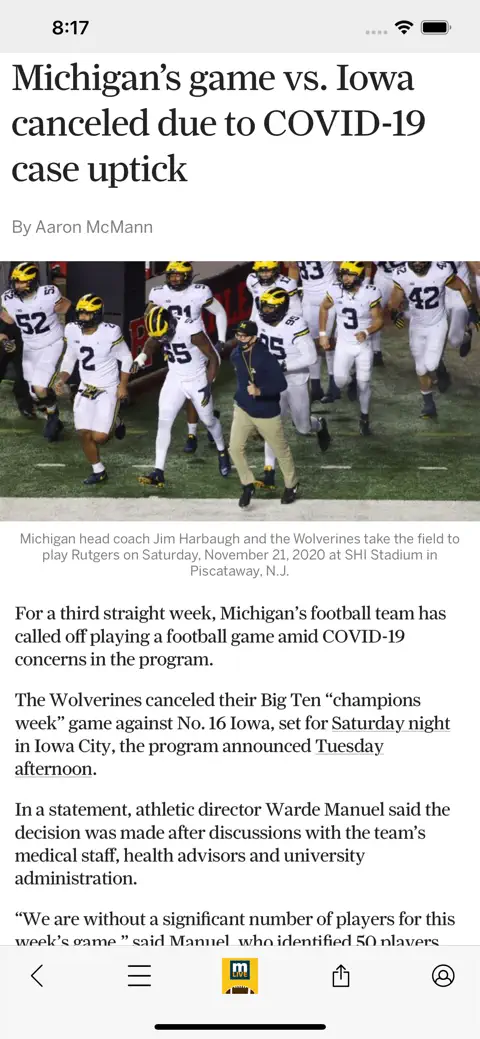 Wolverines Football News screenshot 2