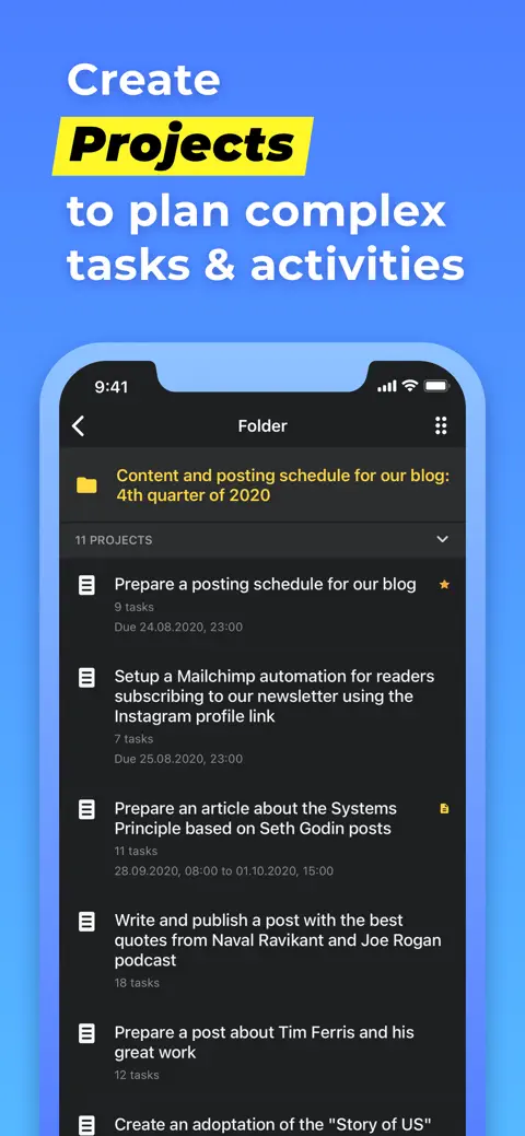 Chaos Control™: GTD Task List screenshot 2