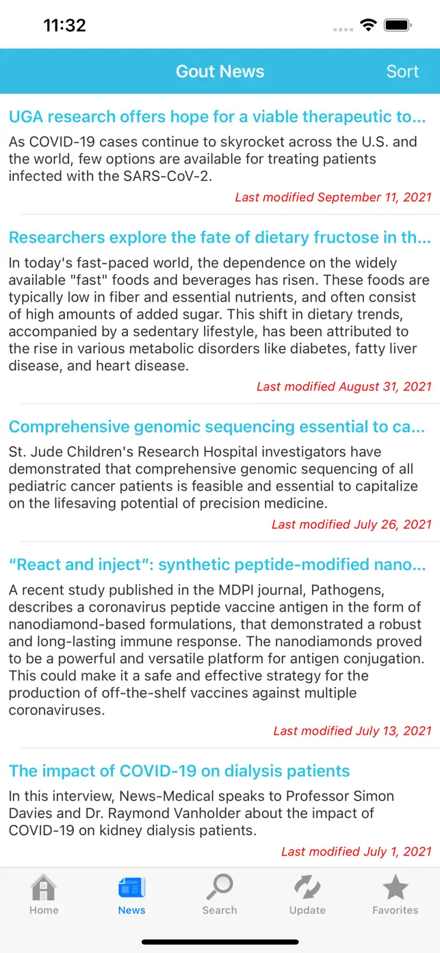 Gout by AZoMedical screenshot #2 for iPhone