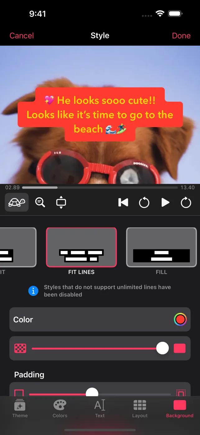 Captionista: Video Subtitles screenshot #9 for iPhone