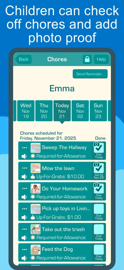 Chores & Allowance Bot screenshot 6