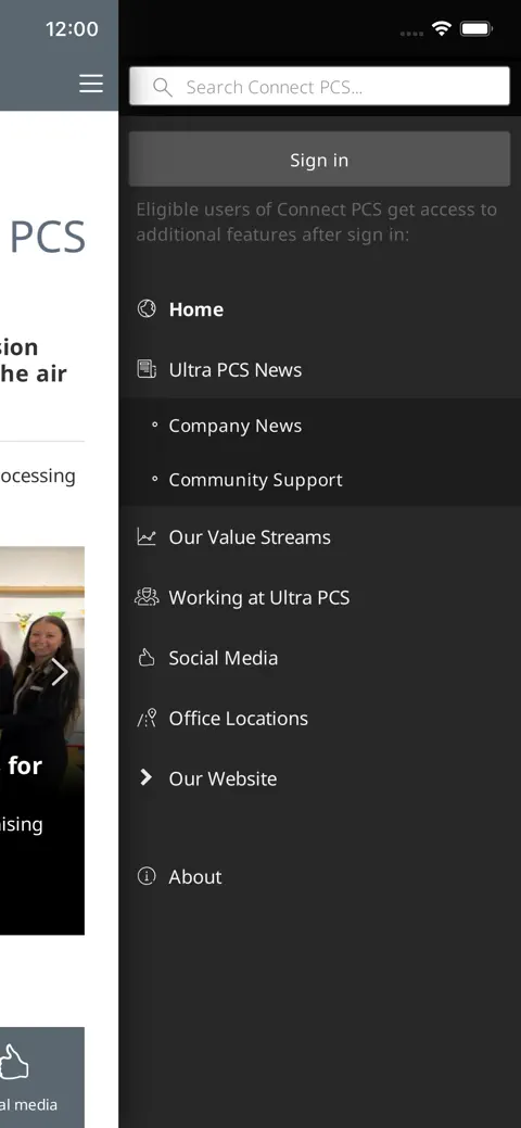 Connect PCS screenshot 2