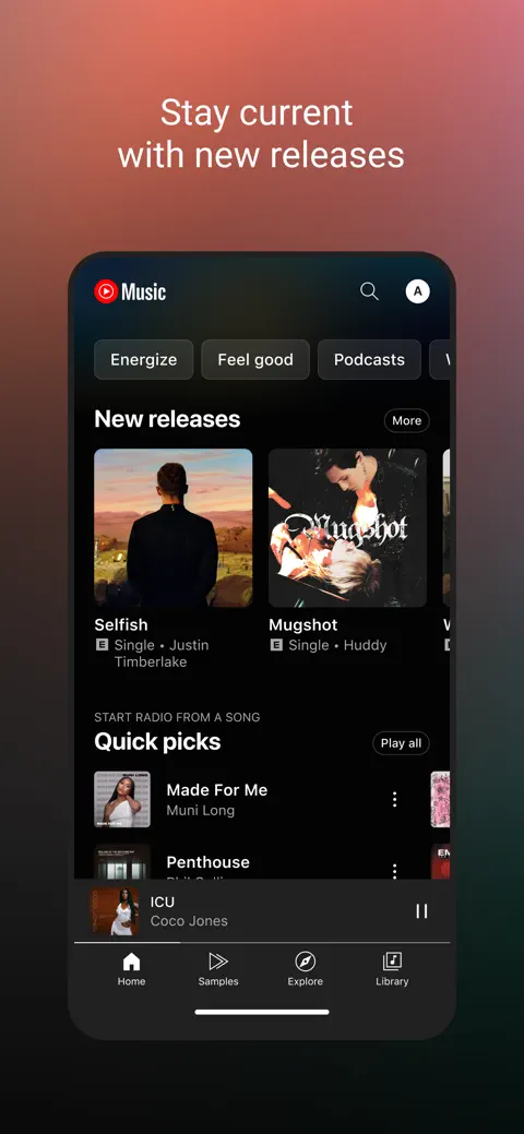 YouTube Music screenshot 2