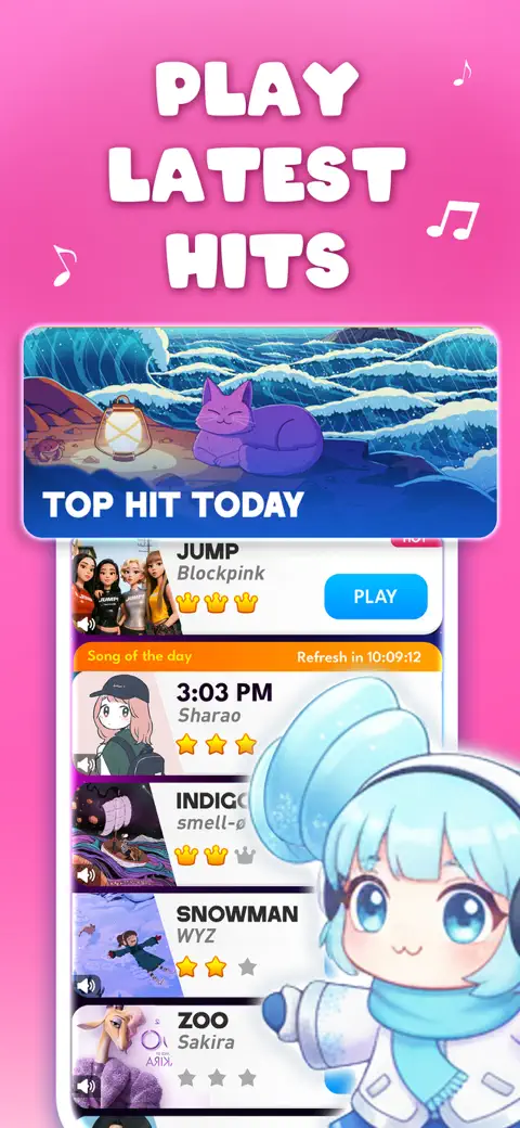 Magic Dream Tiles: Piano Game screenshot 2