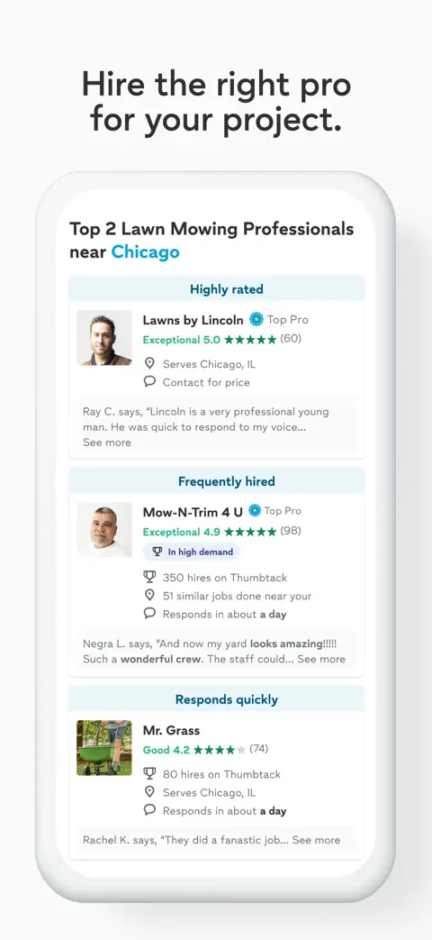 Thumbtack: Home Service Pros screenshot 5