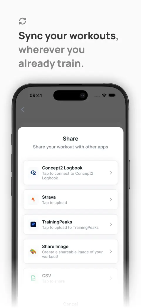 ErgScan - Rowing Workouts Log screenshot 4