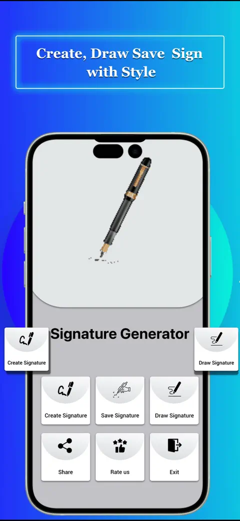 Signature Generator and Maker screenshot 1