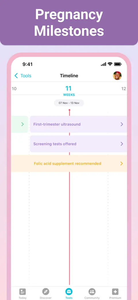 Pregnancy + | Tracker App screenshot 4