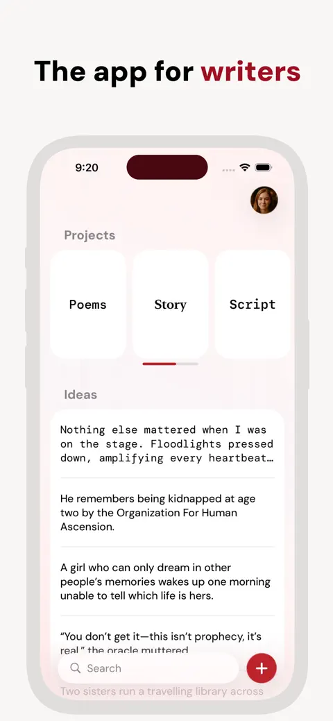 Werdsmith: Writing App screenshot 1