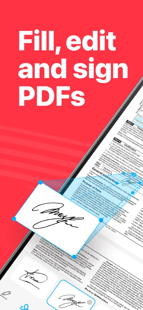 PDF Fill & Sign. Editor Filler screenshot 1